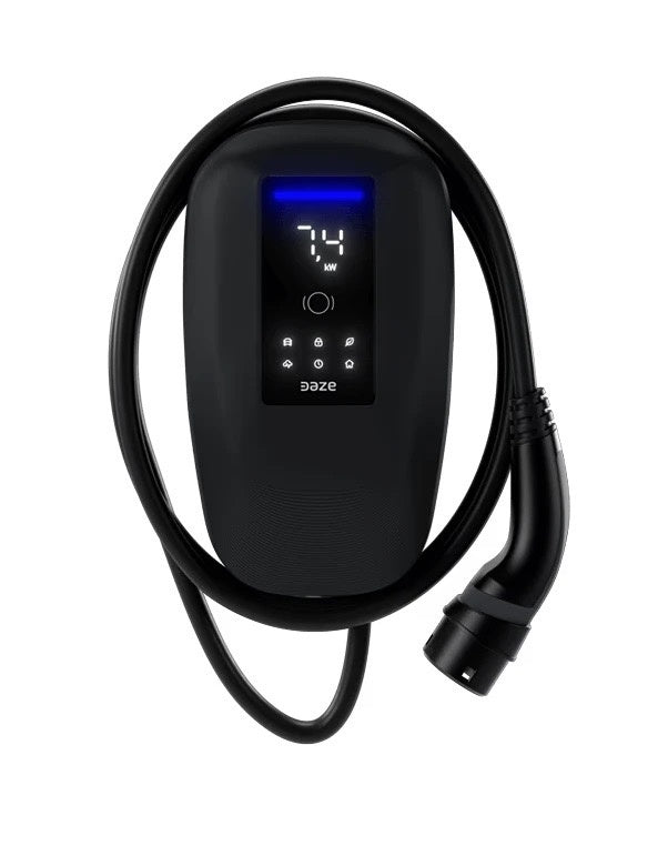 WALLBOX DAZEBOX HOME S 22 kW 32A 22 kW – widok z boku – stacja ładowania EV no-ai