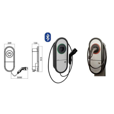 Stacja ładowania Ensto One Home z RCBO - – złącze – szczegóły
