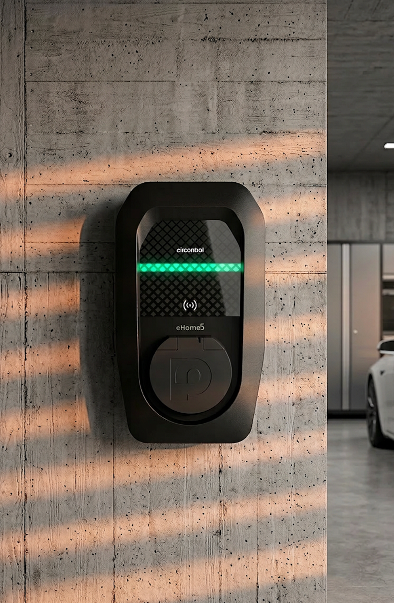 Stacja ładowania Circontrol eHome5 22 kW RFID z gniazdem