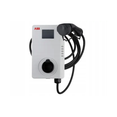 ABB Terra AC W22-G5-RD-MC 22kW Typ 2 RFI 22kW – widok z boku – stacja ładowania EV