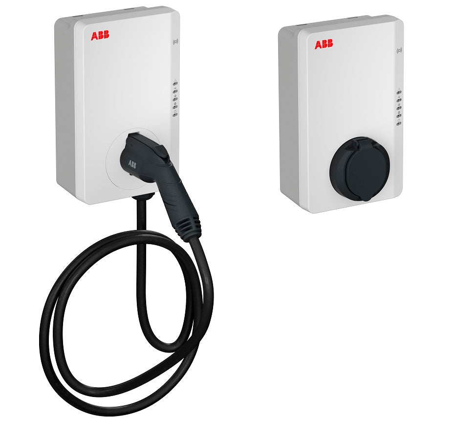 Stacja ładowania ABB Terra AC 11kW - 5m  11kW – stacja ładowania EV | ABB