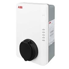 ABB Terra AC 22 kW RFID SIM Z GNIAZDEM 22 kW – widok z boku – stacja ładowania EV
