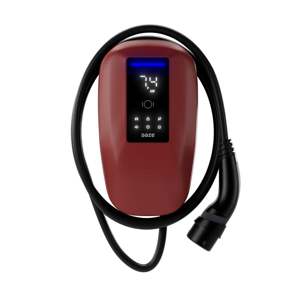 WALLBOX DAZEBOX HOME S 22 kW 32A 22 kW – widok z boku – stacja ładowania EV no-ai