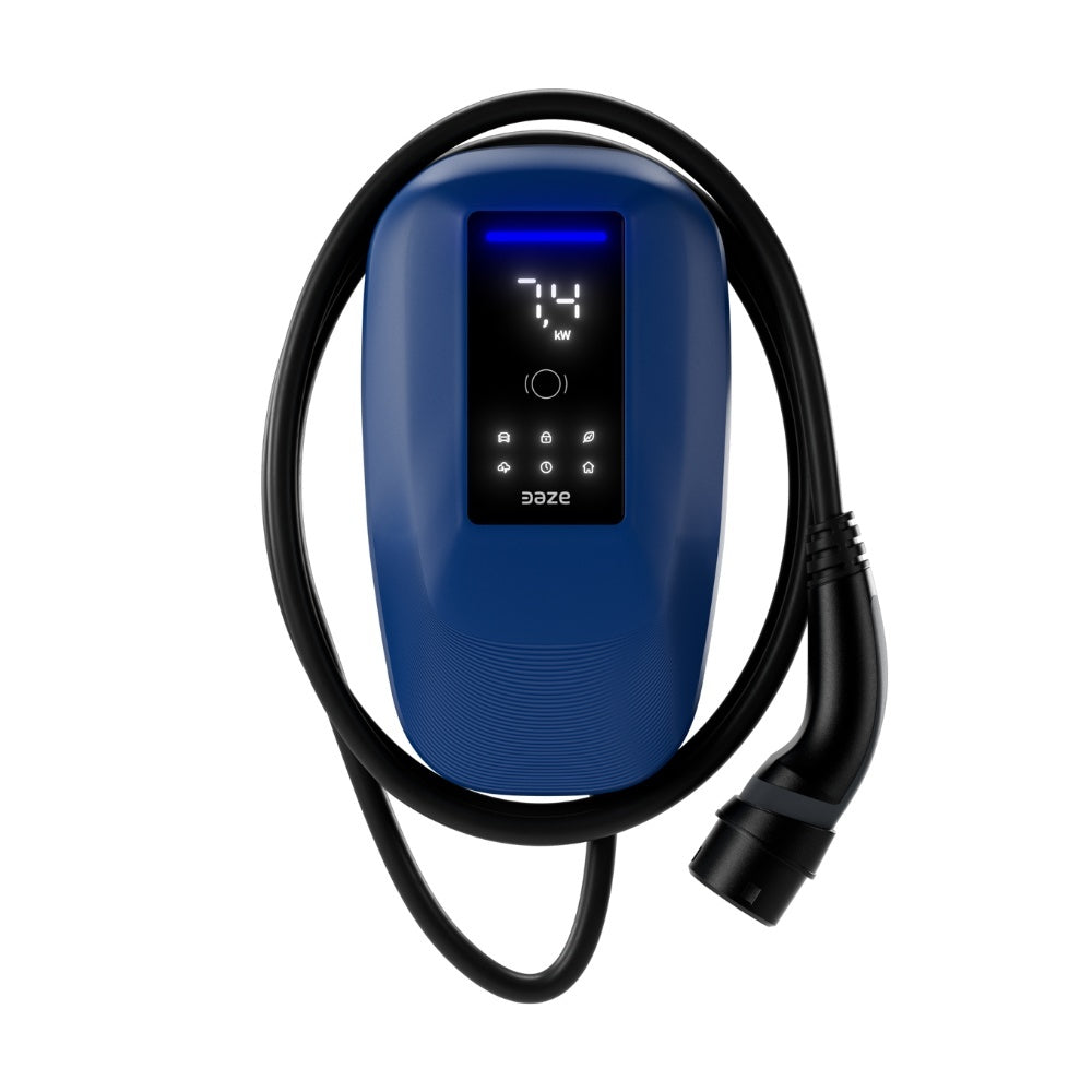 WALLBOX DAZEBOX HOME S 22 kW 32A 22 kW – widok z boku – stacja ładowania EV no-ai