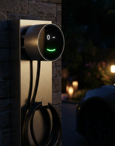 Ładowarka Voltie 11kW T2 - stal nierdzewna, Smart Display, WiFi