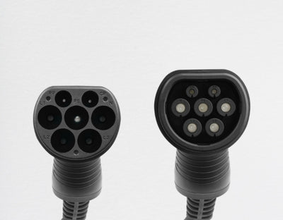BESEN Type 2 → Type 2 – kabel ładowania  22 kW – złącze Type 2 – szczegóły