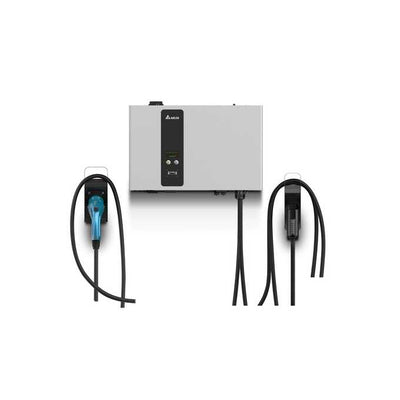 Stacja ładowania Delta DC Wallbox 25kW C 25kW – widok z boku – szybka stacja ładowania DC