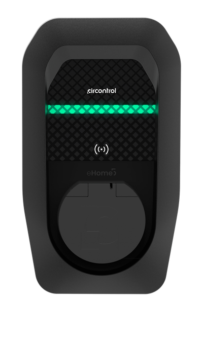 Stacja ładowania Circontrol eHome5 22 kW 22 kW – widok z boku – stacja ładowania EV