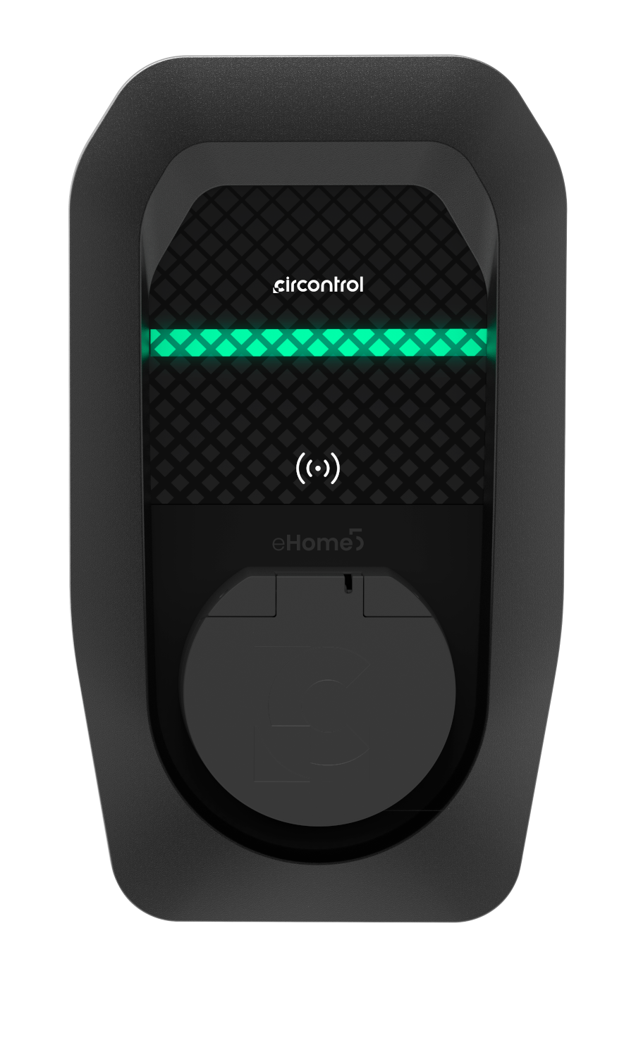 Stacja ładowania Circontrol eHome5 22 kW 22 kW – widok z boku – stacja ładowania EV