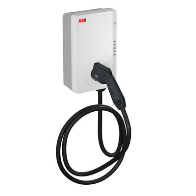ABB Terra AC 7kW - 5m - RFID 7kW – widok z boku – stacja ładowania EV