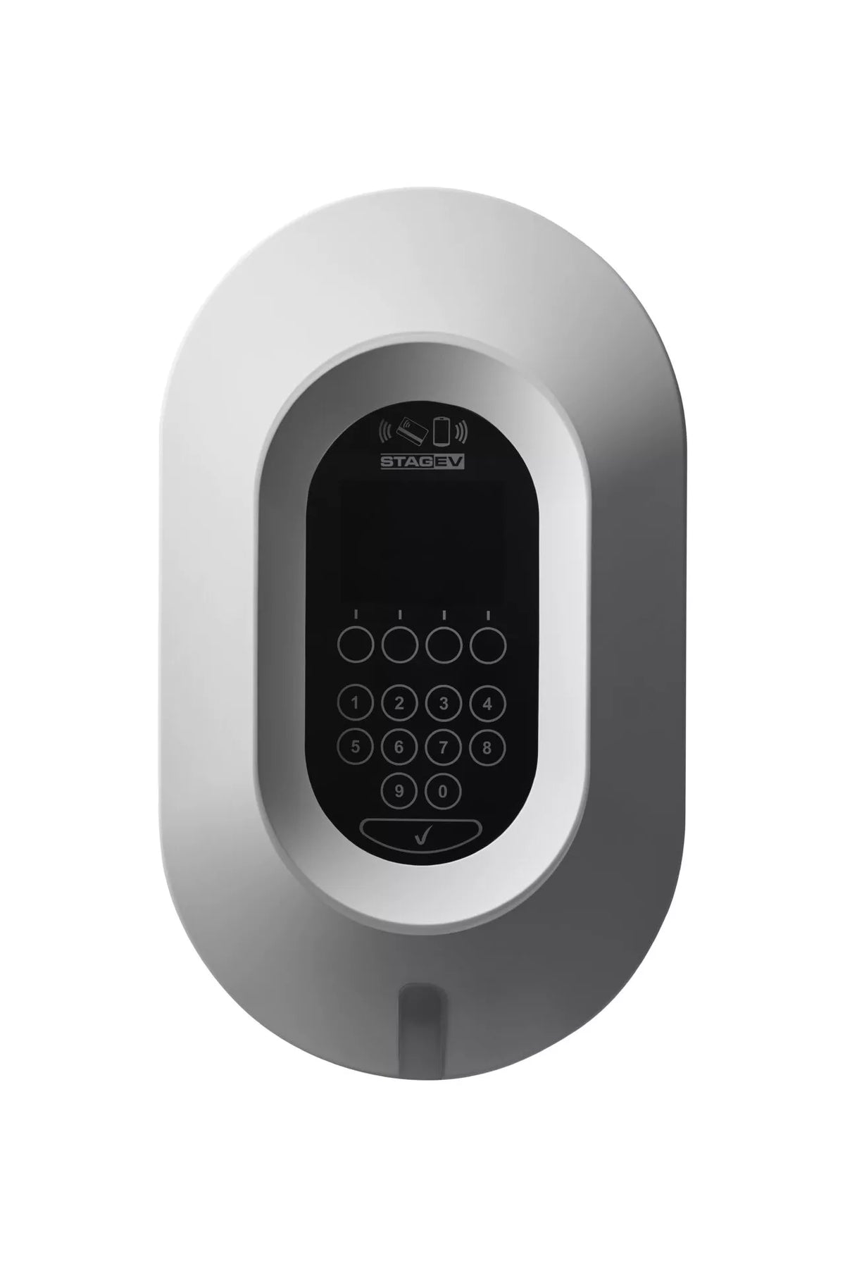 STAGEV CORE 11 kW – wallbox z kablem Typ 2 5 m, ekran dotykowy, RFID, aplikacja no-ai