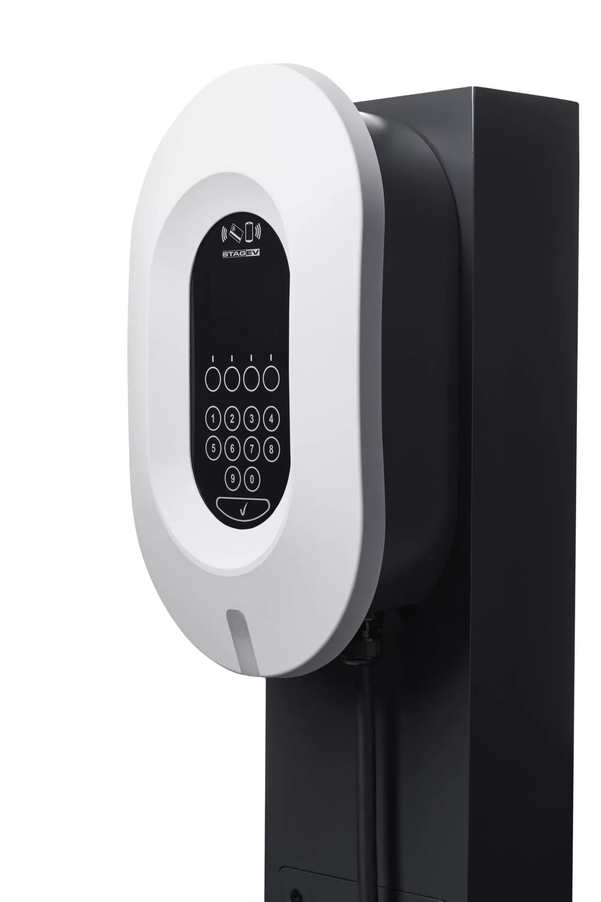 STAGEV CORE 11 kW – wallbox z kablem Typ 2 5 m, ekran dotykowy, RFID, aplikacja no-ai