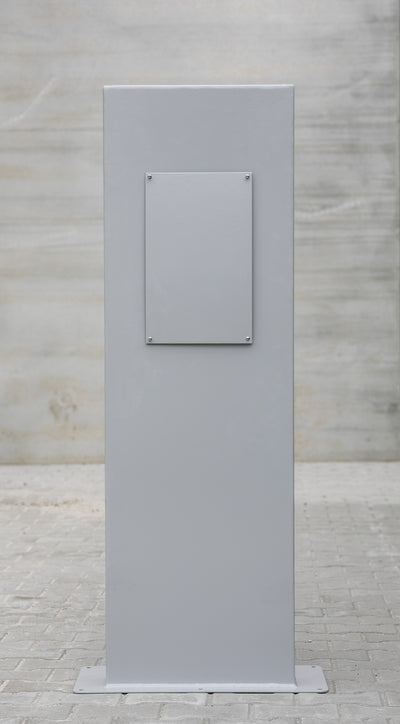 Podest dla wallbox DC – widok z boku – stacja ładowania EV