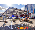 CARPORT Arinea 4,5kW ze  stacją ładowania samochodów 